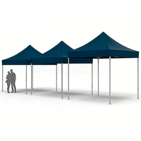 Tente de réception pliante imperméable pour extérieur, 10x10, personnalisable, facile à monter, pour événements, stands de vente, salons professionnels