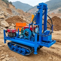 Petite plateforme de forage légère à couple élevé pour puits d'eau, avec une vitesse de forage rapide pour les puits agricoles
