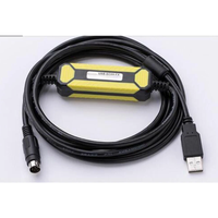 Câble de programmation PLC USB-SC09-FX, ligne de téléchargement USB vers RS422 pour les séries de PLC Mitsubishi MELSEC FX0N FX1N FX2N FX3U FX3G