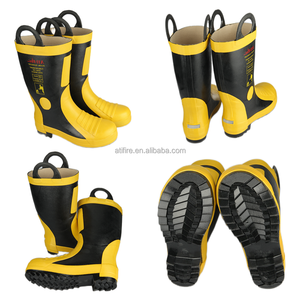 <span class=keywords><strong>Pompier</strong></span> bottes en caoutchouc ignifuge EN <span class=keywords><strong>pompier</strong></span> sécurité protection Anti-crevaison Protection lutte contre l'incendie costume acier orteil semelle - Product Image 2