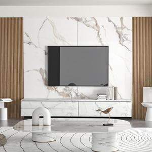 Bingjie bán buôn cao bóng trang trí nội thất dễ dàng cài đặt đá cẩm thạch tấm PVC Carbon <span class=keywords><strong>Slate</strong></span> tấm Tường - Product Image 6