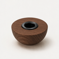 Couvercle de diffuseur d'aromathérapie en bois massif personnalisé, bouchon en bois pour bouteille d'huile parfumée personnalisée, accessoires écologiques pour la fragrance d'intérieur