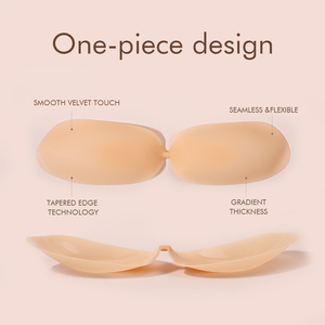 RB014 Soutien-gorge push-up adhésif en silicone pour femmes-Design sans couture invisible avec couverture transparente des <span class=keywords><strong>seins</strong></span> et des mamelons dos nu - Product Image 3