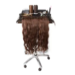 ARLANY Rolling Salon Tray Cart Trolley on Wheels Removable Hair Extension Tool Hairdressing Tool Storage Trolley