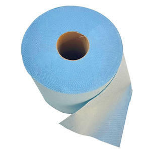 Rollo de toallas de <span class=keywords><strong>papel</strong></span> higiénico azul reciclado de <span class=keywords><strong>papel</strong></span> de <span class=keywords><strong>cocina</strong></span> industrial comercial con logotipo personalizado ecológico de alta calidad - Product Image 6