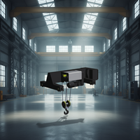 Palans électriques à câble métallique de 10 tonnes, nouvelle conception de haute technologie, style européen, pour entrepôts à faible hauteur de plafond