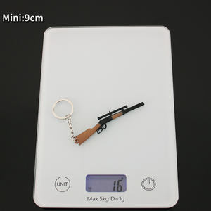 <span class=keywords><strong>Precio</strong></span> de fábrica Artesanía de metal Aleación de zinc 9cm Mini tamaño Pistola Modelo Llavero - Product Image 6