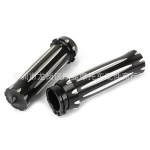 Poignée d'accélérateur de moto Moshark, 15 cm, en aluminium noir, pour Harley Davidson - Product Image 4