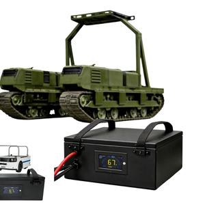 Paquete de Baterías de Litio Personalizado para Robots UGV AGV UAV, 44.4V 48V 50.4V 52V 60V 40 AH 120Ah LiFePO4 IP67, Batería de Iones de Litio con CAN/RS485 - Product Image 1