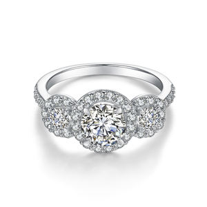 थोक ट्रेंडी डिजाइन पीतल सोने की प्लेटेड और रोडियम प्लेटेड कस्टम महिला शादी की सगाई - Product Image 3