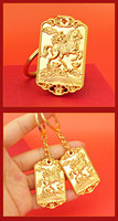 Charme en forme de cheval de style chinois 2026, porte-bonheur pour le succès. Porte-clés en métal personnalisé.