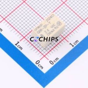 G6K-2P-Y DC24 Signal Relay <b>DIP</b>,6.5x10mm Relay 24V 2 Changeover: 2C (DPDT-Changeover)::: 60V-DC/125V-AC <b>Silver</b> + Gold Plated - Product Image 1