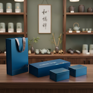 Caja de Regalo de Cartón Rígido con Forma de <span class=keywords><strong>Libro</strong></span>, Cierre Magnético Rectangular, Reciclada, de Lujo <span class=keywords><strong>y</strong></span> Personalizada, para Té <span class=keywords><strong>y</strong></span> Café, con Bolsas de Transporte - Product Image 4