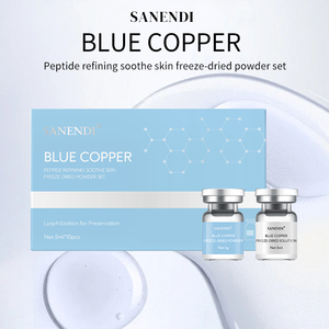 Suero Hidratante de Cobre Azul con Ácido Hialurónico, Péptidos y PDRN, Reparación de la Piel, Hidratación, Antienvejecimiento, Rejuvenecimiento de la Piel, Cosmético OEM - Product Image 4