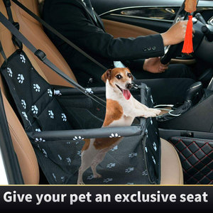 SUNNUO nouveau siège d'appoint pour chien de compagnie respirant et pliable panier de voiture pour animaux de compagnie petits et moyens animaux de compagnie impression voiture siège Portable - Product Image 5
