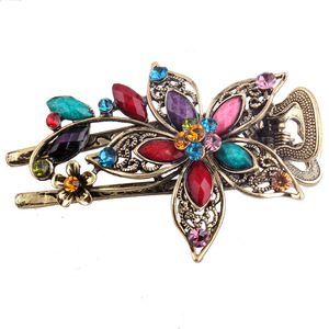 2312 Professional <strong>Wholesale</strong> Foreign Trade Hairpin Petal Hair Card <strong>Taobao</strong> Entity Ancient Color Source Website Hot Sales - Product Image 3