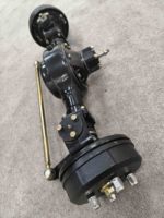 Ensemble d'essieu avant robuste pour VTT/UTV avec biellette de direction, différentiel et moyeux de frein pour la construction de quads 4x4 tout-terrain DIY