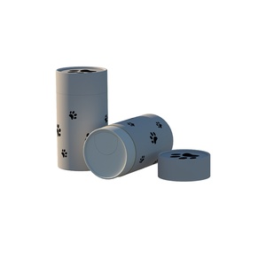 Biodegradable Customized Digital Printing OEM Round Cylinder Cardboard <b>Box</b> Powder Paper Tube Packaging for <b>Pets</b> <b>Ashes</b> Scatter - Product Image 2