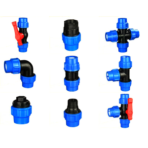 Alahot OEM/ODM PE ống nhanh chóng kết nối phụ kiện Kit | <span class=keywords><strong>1</strong></span>/<span class=keywords><strong>2</strong></span> "& <span class=keywords><strong>3</strong></span>/<span class=keywords><strong>4</strong></span>" & <span class=keywords><strong>1</strong></span>''tee Van & khuỷu tay | hệ thống thủy lợi đẩy-<span class=keywords><strong>to</strong></span>-lock - Product Image 1