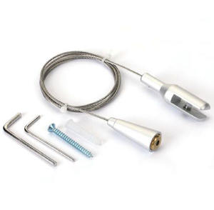 Système d'affichage de <span class=keywords><strong>suspension</strong></span> de <span class=keywords><strong>plafond</strong></span> de câble en laiton système d'affichage d'étagère de tige de matériel de mur de plancher avec le système de câble - Product Image 2