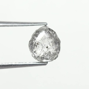 Oferta Especial: Diamante Natural en Bruto, Sin Cortar, Tipo Sal y Pimienta, de 1.77 Ct., 7.35 x 6.45 x 4.15 MM, para Joyería de Boda - Product Image 6