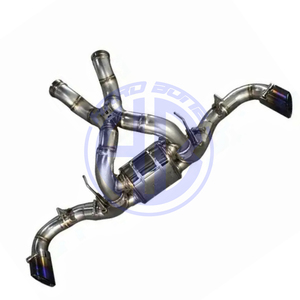 Alto rendimiento, 1,5mm de espesor, acabado quemado azul, McLaren 570S/570GT/540C, sistema de escape Catback, Material de acero inoxidable para - Product Image 5