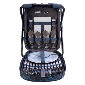Zaino Frigo Portatile Isolato per Campeggio, Viaggi e Picnic, Set Completo Personalizzabile con Sedia per la Pesca - Product Image 1