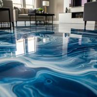 Peinture époxy pour sols d'art en gros, résistante aux UV, à base d'eau, auto-nivelante, antidérapante, résistante à l'usure