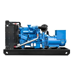 Generator diesel AC 3 fase 4 kawat 120kW, generator diesel tipe terbuka, mesin Yuchai 150kva generator dengan Leroy Somer alternator