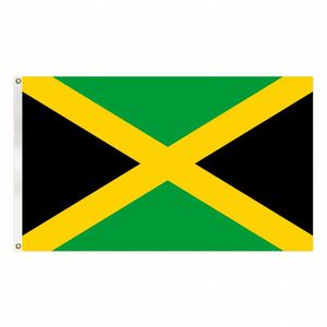3x5FT Polyester Cheap Price Jamaica Country <b>Flag</b> and National <b>Flag</b> With Two Grommets - Product Image 1