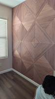 Panneaux muraux acoustiques en feutre imprimés UV, alternative au tableau en liège, lot de 6, pour studios et bureaux à domicile