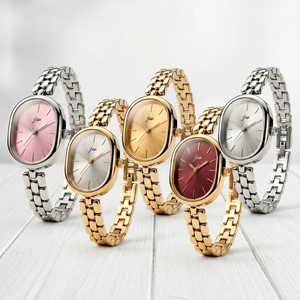 Relojes para mujer de nicho, de alto valor, artísticos, versátiles, sencillos y elegantes, con esfera ovalada. - Product Image 5