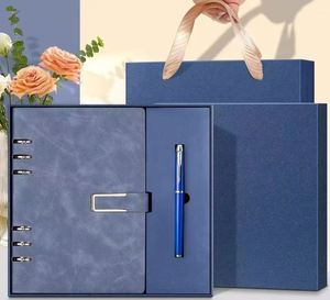 <b>Green</b> Spiral Notebook and <b>Pen</b> Gift Set with Custom Bag Packaging for Corporate Branding and Wholesale Supply - Product Image 3