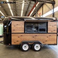 Remorque à chevaux en bois, remorque à chevaux en aluminium avec fenêtres, remorque à chevaux américaine, bar mobile, camion-restaurant mobile
