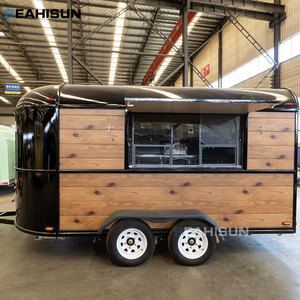 עוגת קפה קרוון קרוון מיניאטורי קרוון אלומיניום קרוון סוס קרוון נייד בר נייד משאית - Product Image 4