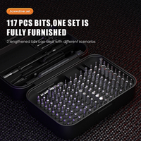 Mini-jeu de tournevis de précision 150 en 1, kit d'outils de réparation portable avec embouts magnétiques et poignée en alliage d'aluminium