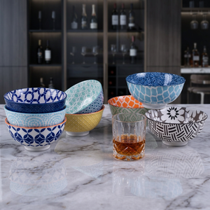 Petits bols à riz et salade en porcelaine fine, blancs, 4,5-6 pouces, écologiques, compatibles micro-ondes, style Japandi, bols d'accompagnement en céramique pour fêtes - Product Image 5