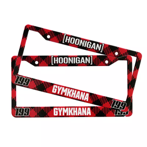 Custom Design Plastic 3D Raising Car License Plate Frame Custom Car Number License Frames Cover per targa all'ingrosso - Product Image 3