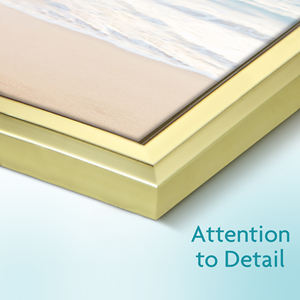 Marco de plástico dorado irrompible personalizado 5X7, madera y material PS con acento plateado para decoración de escritorio - Product Image 5