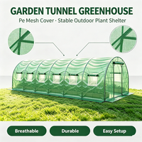 Invernadero Portátil de Plástico para Jardín, Túnel de Cultivo, Invernadero Portátil