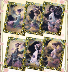 JIANI DS Waifu Collection Card Japan <span class=keywords><strong>Anime</strong></span> DS Metal Cards Goddess Tanjirou Kamado <span class=keywords><strong>Nezuko</strong></span> Playing Cards Toys Gift - Product Image 5