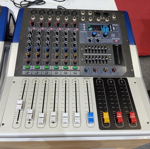 มิกเซอร์เพาเวอร์แอมป์ KV Professional 6 8 12 แชนแนล กำลังขับ 500 วัตต์ x 2 พร้อม MP3 บลูทูธ สำหรับการแสดงบนเวที - Product Image 5