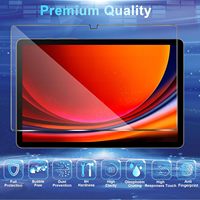 Pelindung Layar Kaca Tempered Tablet Clear untuk Samsung Galaxy Tab A9+ A11 Plus X238 X236 11'' Anti Gores Bebas Gelembung 9H