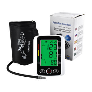 Display con segnale vocale polsino forniture mediche prezzo elettronico braccio superiore BP digitale <span class=keywords><strong>pressione</strong></span> sanguigna sfigmomanometro macchina Monitor - Product Image 1