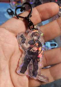 OEM ODM Charm Acrílico de Personajes de <span class=keywords><strong>Resident</strong></span> <span class=keywords><strong>Evil</strong></span> con Pixel Art: Leon Kennedy, Ashley Graham, Ada Wong, Rebecca, Jill, Chris Wesker - Product Image 4