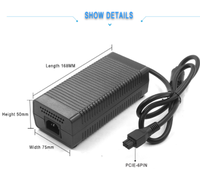 Adaptor Daya AC DC 19V 9.5A Catu Daya 12V 36V 16V 24V 12A 12A 15A 180W Transformator DC Adaptor Dengan UL CE FCC ROHS CB