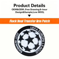 Patch thermocollant 3D personnalisé en flock, logo pour manchette, en toile et silicone, pour chapeaux et vêtements, sans MOQ, lavable, certifié OEKO-TEX
