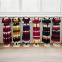 Nouvelle Robe Décontractée Femme Imprimé Africain avec Dentelle à la Taille et Blocs de Couleurs – Collection Été
