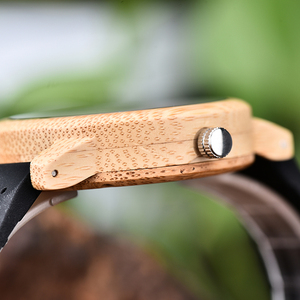 <span class=keywords><strong>BOBO</strong></span> BIRD Montre Homme Personnalisée à Quartz, Mode Loisir, Montre-Bracelet en Bois Coloré avec Cadran Laser et Échelle, Support de Personnalisation Reloj Hombre - Product Image 5