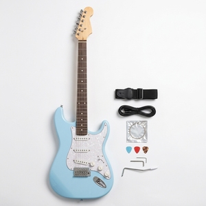 <strong>Stratocaster</strong> Style Electric Guitar Set Solid <strong>Body</strong> 6 String SSS Pickup with Accessories Multi Color - Product Image 2